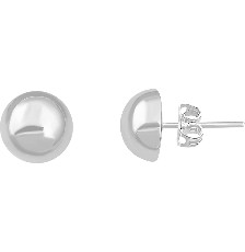 BROQUEL HONGO LISO #8 .925 - KDSIBQ.140p