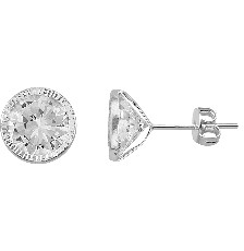 BROQUEL BISEL DIAM 8MM .925 - KDSIBQ.152p