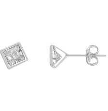 [KDSIBQ.157p] BROQUEL CUADRO BISEL 5X5 .925 - KDSIBQ.157p