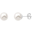 BROQUEL PERLA 8MM .925 - KDSIBQ.176p