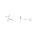 BROQUEL PERRITO GLOBO .925 - KDSIBQ.216p