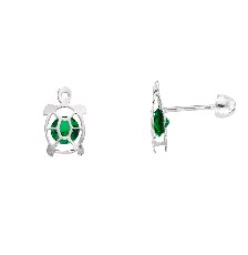 [KDSIBQ.221p] BROQUEL TORTUGA VERDE .925 - KDSIBQ.221p