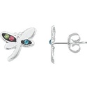 BROQUEL LIBELULA COLORES .925 - KDSIBQ.226p