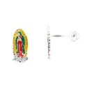 BROQUEL VIRGEN GPE ESMALTADA .925 - KDSIBQ.241p