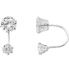 [KDSIBQ.248p] BROQUEL CURVO 6X4 CIRCONIA .925 - KDSIBQ.248p