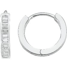 HUGGIE LINEA BAGUETTE .925 - KDSIE.259e