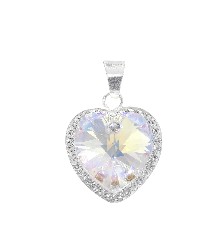 [KDSIBQ.366b] DIJE CORAZON TORNASOL .925 - KDSIBQ.366b