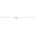 PULSERA CORAZÓN  TORNASOL 18CM .925 - KDSIP.368e