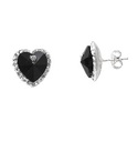 ARETE CORAZON NEGRO .925 - KDSIE.370b