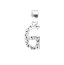 [KDSID.384p] DIJE INICIAL MINI "G" .925 - KDSID.384p