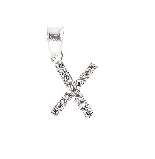 DIJE INICIAL MINI "X" .925 - KDSID.398Xp