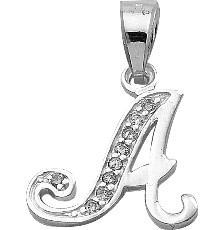 DIJE INICIAL LETRA A .925 - KDSID.401e