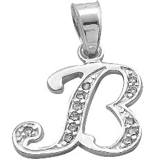DIJE INICIAL LETRA B .925 - KDSID.402e