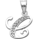 DIJE INICIAL LETRA C .925 - KDSID.403e