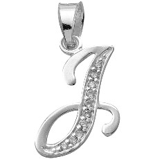 DIJE INICIAL LETRA J .925 - KDSID.410e