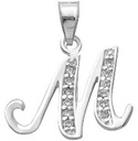 DIJE INICIAL LETRA M .925 - KDSID.413e