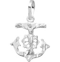 DIJE CRISTO ANCLA #2 .925 - KDSID.441c