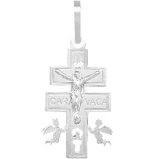DIJE CRISTO CARAVACA LASER .925 - KDSID.445e