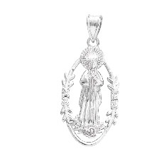 DIJE LUPITA RAMOS OVAL .925 - KDSID.448d