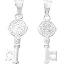 DIJE LLAVE SAN BENITO .925 - KDSID.459d