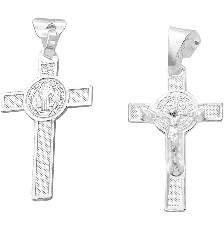 DIJE CRISTO SAN BENITO #1 .925 - KDSID.460c