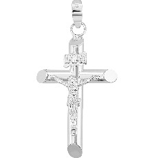 DIJE CRISTO TUBO LISO .925 - KDSID.474d