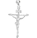 DIJE CRISTO LARGO CRUZ DELGADA .925 - KDSID.476c