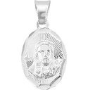 MEDALLA S.CORAZON OVAL .925 - KDSIM.486c