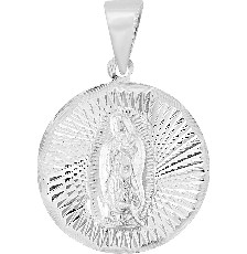 MEDALLA GUADALUPE CUERPO .925 - KDSIM.492c
