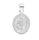 MEDALLA GUADALUPE MARCO CUADROS .925 - KDSIM.498c