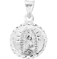 MEDALLA MINI GPE DIAM BRILLO .925 - KDSIM.502d