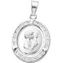 MEDALLA 1° COMUNIÓN NIÑO CIRCONIA .925 - KDSIM.515d
