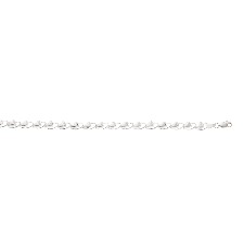 [KDSIP.577d] PULSERA OVALOS CORAZONES 18CM .925 - KDSIP.577d