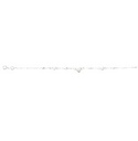 PULSERA TRIPLE CORAZON LISO 18CM .925 - KDSIP.584e