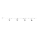 PULSERA GATO DE LA SUERTE 18CM .925 - KDSIP.589e