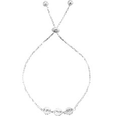 [KDSIP.619e] PULSERA 3CIRCULOS AJUST 23CM .925 - KDSIP.619e