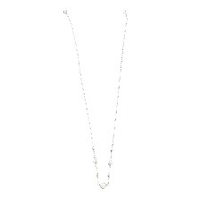 GARGANTILLA TRIPLE CORAZON LISO 45CM .925 - KDSIGT.627e