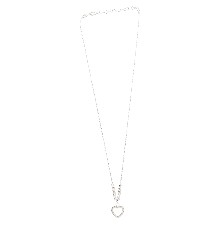 [KDSIGT.630e] GARGANTILLA CORAZON SILUETA 45CM .925 - KDSIGT.630e