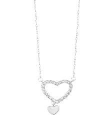 GARG DOBLE CORAZON 45CM .925 - KDSIGT.632e