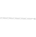 CADENA 3X1 150 CON PAVE 60CM .925 - KDSIC.670a