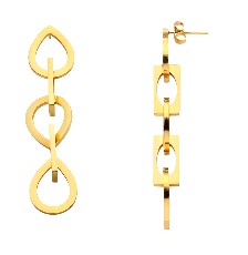 [KDSE.736p] ARETE GOTAS COLGANTES ACERO - KDSE.736p