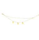 PULSERA 3 CORAZONES 18CM ACERO - KDSP.743p