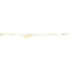 PULSERA 3 ESTRELLAS 18CM ACERO - KDSP.746p