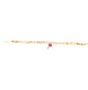 PULSERA DOBLE CUADRO #3 18CM ACERO - KDSP.747p