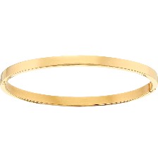 [KDSP.753p] BRAZALETE LISO ACERO DORADO - KDSP.753p