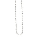 GARGANTILLA ESLABONES  BOLITAS 45CM ACERO - KDSGT.762p