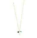 GARG PERLA DE RIO Y PIEDRA 45CM ACERO - KDSGT.769p