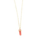 GARG CUARZO SALMON 45CM ACERO - KDPGT.780p