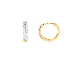 [KDPE.784p] HUGGIE DOS LINEAS PIEDRAS CHAPA - KDPE.784p