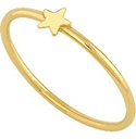 ANILLO MINI ESTRELLA NIÑA 10K - KDGR.107